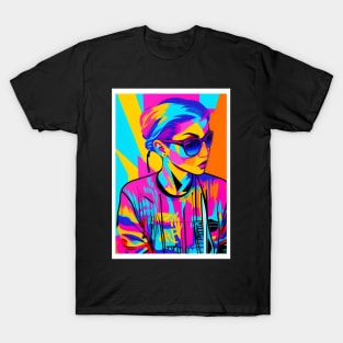 Bright pop art girl T-Shirt